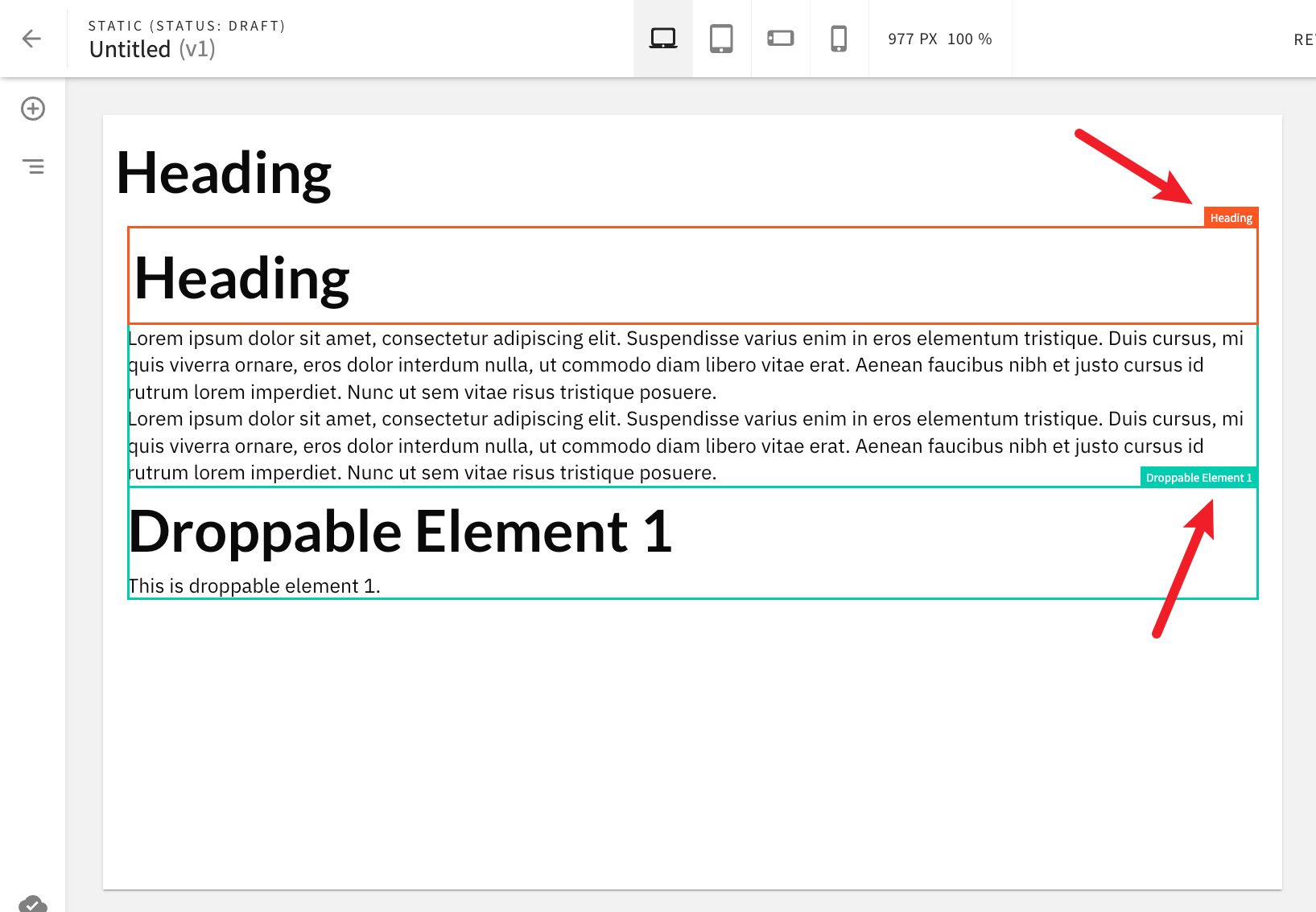 Human-readable Element Types